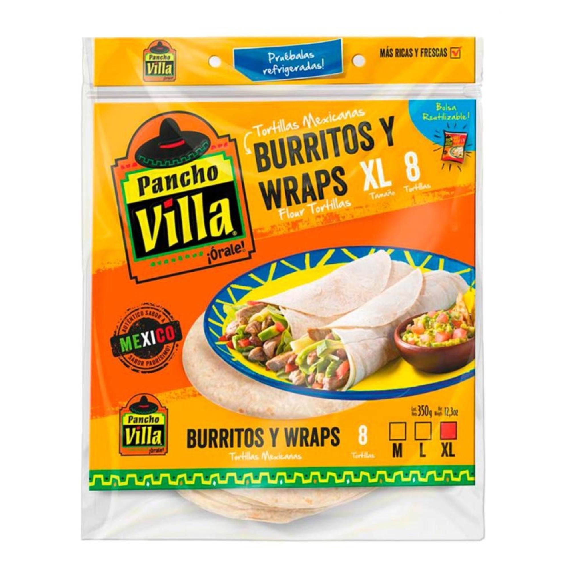 Tortilla Xl 8 Un 350 g Pancho Villa