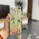 thumbnail image 1 of Embossed Retro Chinese Style Soft Shell 14ProMax1312 Lanyard Mobile Phone Case Wrist Strap Bracket, 1 of 5