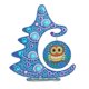 thumbnail image 2 of Diamante Pintura árbol De Navidad Artesanía 5D Kit De Bricolaje Adorno Regalos Para A?o Nuevo Azul 25x28.5cm, 2 of 5