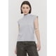 thumbnail image 1 of Polera Mujer Cuello Mock Gris Melange Corona, 1 of 5