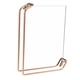 thumbnail image 3 of Marco De Imagen De Metal Creativo Soporte De Imagen Decorativa Mesa Para Guardería Oro Rosa 6 Pulgadas, 3 of 3
