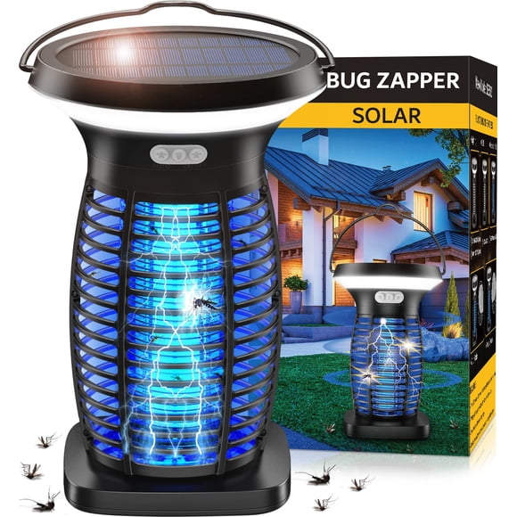 Zapper De Insectos Solar Portátil E Impermeable Para Exteriores
