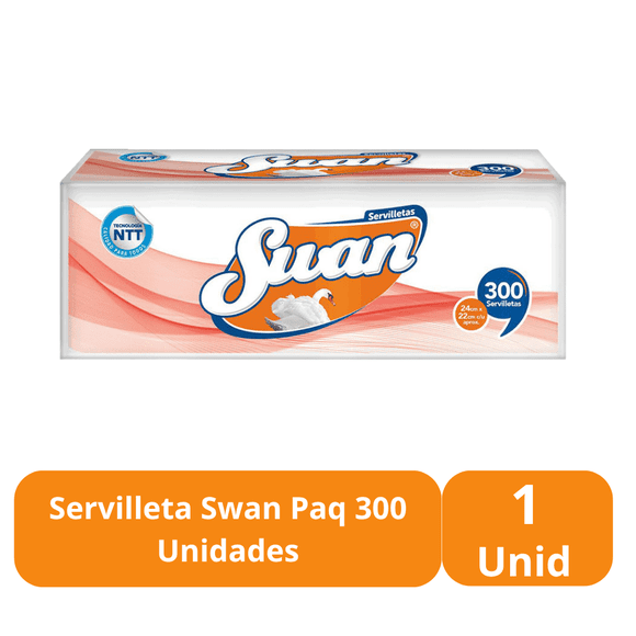Servilleta Swan Paq 300 Unidades