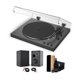 thumbnail image 1 of Tocadiscos Sony PS-LX3BT Bluetooth y Kit de Altavoces, 1 of 5