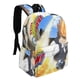 thumbnail image 2 of Renacido-theme Backpack, Campus style schoolbag Bookbag with Adjustable Shoulder Straps And Large Zip Compartment, Unisex Travel Bags.42x30x15cm, 2 of 6