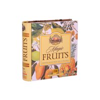 Basilur - Te Negro Frutal Surtido Libro Magic Fruits 32 Bolsas.