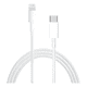 thumbnail image 1 of Cable para iphone 14 13 12 11 rápida USB-C lightning 1mt, 1 of 3