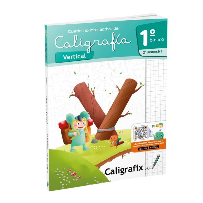 Caligrafix - Cuaderno De Caligrafía Vertical 1° Básico 2° Semestre