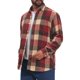 thumbnail image 5 of INSPIRE CHIC Camisa de Franela a Cuadros Retro de Manga Larga Casual de Algodón Cepillado para Hombre M Marrón Rojo, 5 of 6