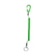 thumbnail image 2 of Cordón retráctil seguro en espiral, cordones de pesca, llaveros elásticos de liberación rápida, accesorios con mosquetón para alicates y aparejos verde, 2 of 5
