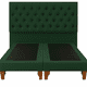 thumbnail image 4 of Cama 2 plaza  Capitoné + Respaldo 2P Capitone Verde  + Colchón 2P Mery Desing, 4 of 9