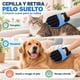 thumbnail image 4 of Guante Quitapelos Electrostático Mascotas Azul 5 Dedos Perro Gato 24x18 cm, 4 of 6