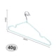 thumbnail image 5 of Percha para ropa de adulto, percha de ropa revestida de plástico, percha de ropa de metal antideslizante sin costuras, percha de ropa, 1 pieza, 5 of 5