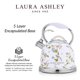 thumbnail image 5 of Tetera Laura Ashley Elveden White de acero inoxidable, 2,5 L, 5 of 7