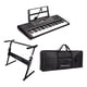 thumbnail image 1 of Teclado Musical 61 Teclas Piano + Funda + Atril, 1 of 3