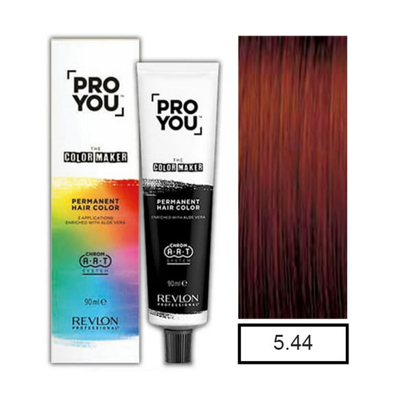 Tintura 5.44 Pro You Castaño Claro Cobrizo Intenso 90ml mas oxidante