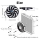 thumbnail image 2 of Electroventilador para radiador FGJQEFG universal 12 V 80 W, 2 of 3