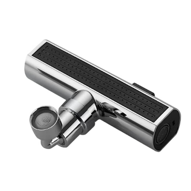 Grifo de cocina a prueba de salpicaduras, artefacto de cascada de agua, burbujeador giratorio universal, extensión de refuerzo, boquilla de agua, conector universal