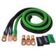 thumbnail image 1 of Kit de cableado eléctrico Sky High, sobredimensionado, calibre 1/0 AWG Big 3 Upgrade, verde/negro, 1 of 3