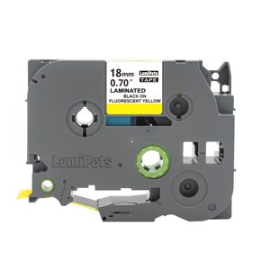 Genérico - Cinta Fluorescente Para Rotuladora Brother Tze-C41 18Mm Amarillo