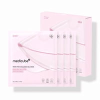 Medicube - Mascarilla De Gel De Colágeno Rosa Pdrn (Paquete De 4)