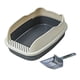 thumbnail image 1 of Caja De Arena Abierta 58x41x20cm Cuchara Grande Bandeja De Arena Para Gatos Duradera A Prueba De Salpicaduras Gris, 1 of 5