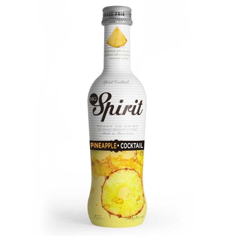 Cóctel Piña 5,5° Botella 275 ml Spirit