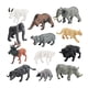 thumbnail image 3 of Juego De 12 Mini Figuras De Animales Salvajes Para Festivales, Suministros Para Fiestas, Estilo D, 3 of 5