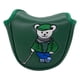 thumbnail image 1 of Golf Club Headcover Wrap Sleeve PU Para Golfistas Golf Mallet Putter Head Cover Verde, 1 of 5