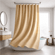 thumbnail image 1 of Cortina De Baño Impermeable Tela Ducha +12 Gancho Premium Aura Zeus beige, 1 of 10
