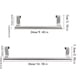 thumbnail image 4 of 1pc Stylish and Convenient Towel Rack for Over Cabinet Door - Holds Multiple Towels and Bathroom Accessories - Perfect for Organizing Your Bathroom Space, 4 of 4