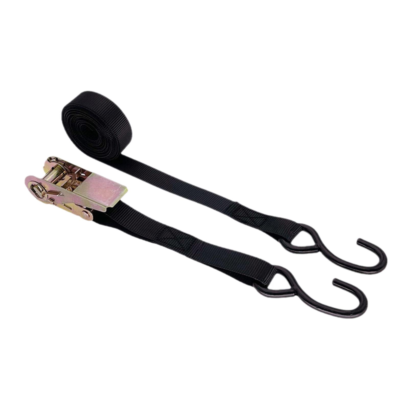 Magideal - Correa De Trinquete Resistente Con Gancho, Correa De Unión De Rendimiento Para Furgonetas, Portaequipajes De Techo De Coche, Motocicleta Y