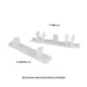 thumbnail image 2 of Clips Tenn-Tex para frente falso, kit para abertura de 4,25", 2 of 4