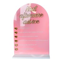 Ioensy - Tablero De Exhibición De Color De Uñas, Tablero De Exhibición De Manicura Ligero Portátil Acrílico