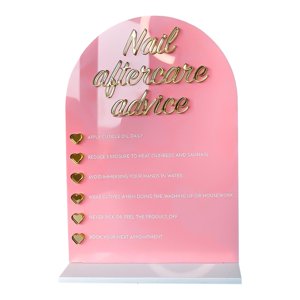 Ioensy - Tablero De Exhibición De Color De Uñas, Tablero De Exhibición De Manicura Ligero Portátil Acrílico