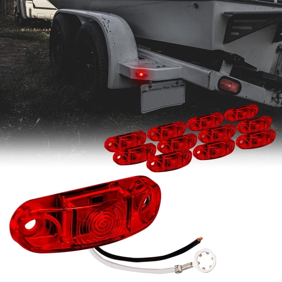 Kit de Luces Marcadoras para Remolque TRUE MODS 12 unidades LED Rojo 2.5"