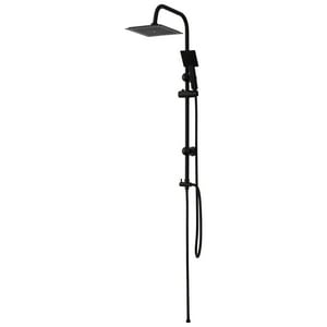 Columna De Ducha Joytek Plato Cuadrado Negro Sh10Mb