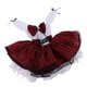 thumbnail image 1 of Vestido A Cuadros De 2 Capas Y Pa?uelo Para El Cuello Para Mu?eca BJD 1/3 Lolita Nocturna De 60 Cm, 1 of 5