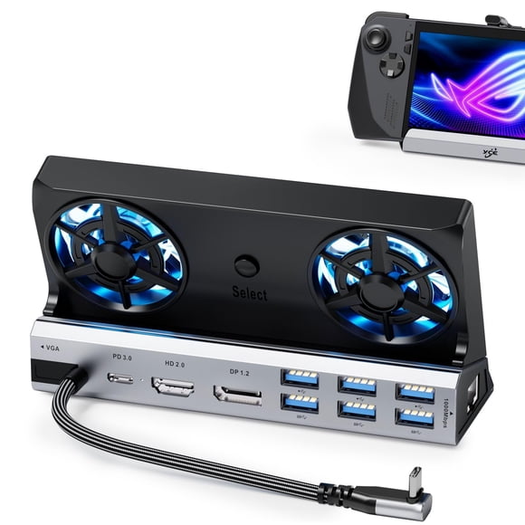 Estación de acoplamiento ChampSun 14‑en‑1 para Steam Deck/ROG Ally