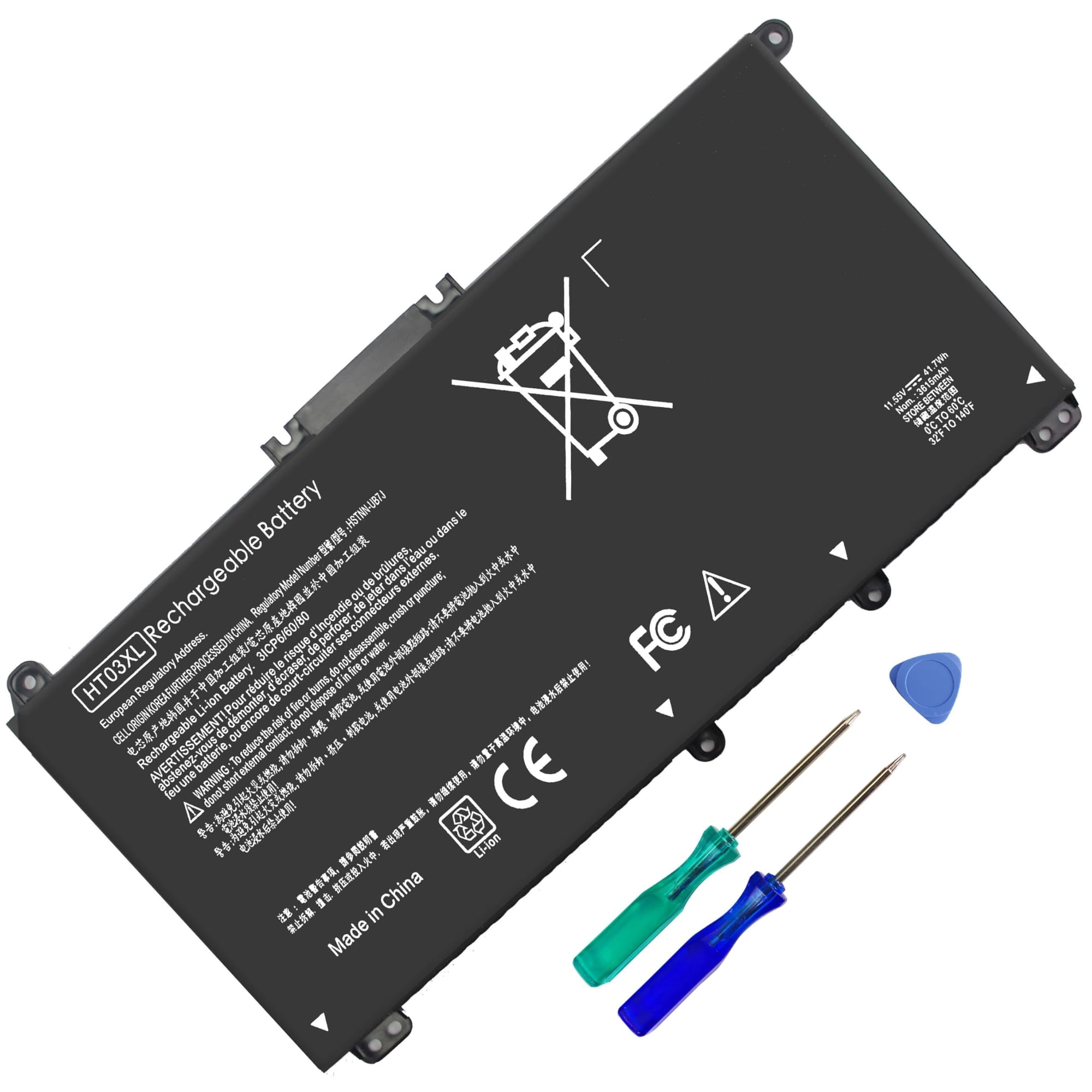 Batería Estengpro Ht03xl L11119-855 Para Portátil Hp Pavilion