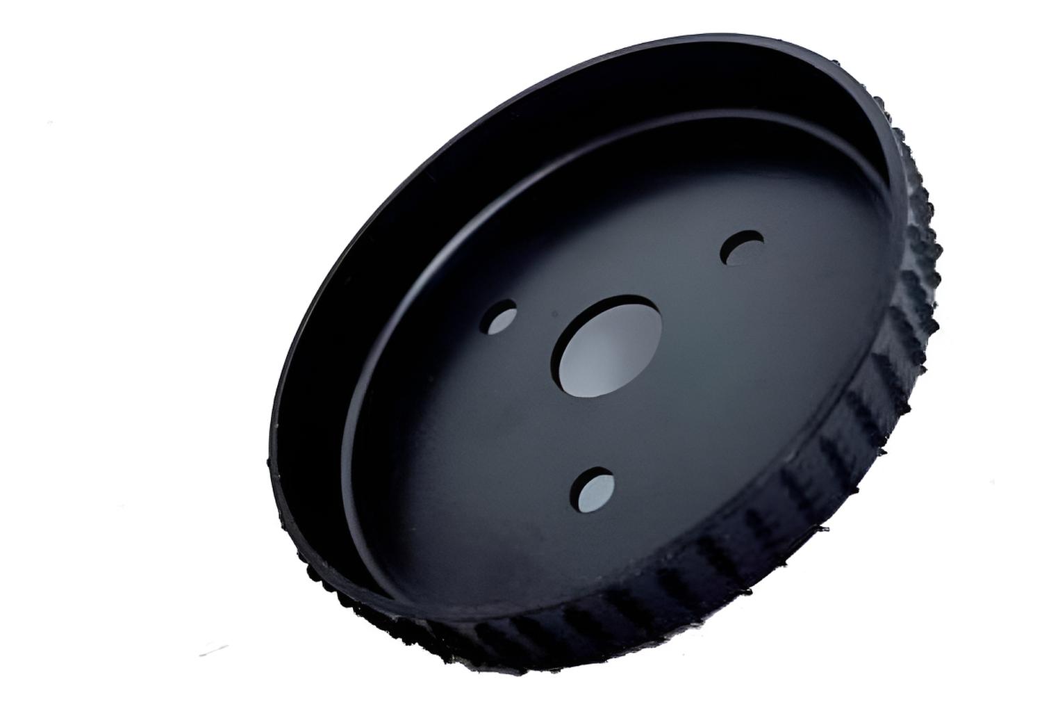 Genérica - Disco Esmeril 5 Abrasivo Para Desgaste De Madera Tipo Rueda Negro