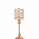 thumbnail image 3 of Candelabro de Hierro Dorado y Cristal para Centro de Mesa (30 x 13 cm), 3 of 3