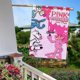 thumbnail image 5 of La Pantera Rosa-bandera de jardín temática. Regalo perfecto para fans, amigos y familiares, ideal para actividades al aire libre y decoración de fiestas.28CM*45CM, 5 of 5