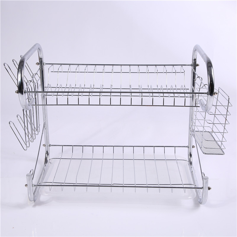 Crusec - Escurridor De Platos 2 Niveles Soporte De Utensilios 42Cm