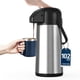 thumbnail image 1 of Dispensador de café Gezoss Airpot de acero inoxidable, 3 litros, 1 of 8