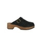 thumbnail image 1 of Zueco Madera Petal Negro Alquimia, 1 of 5