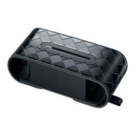 Magideal - Servilletero Para Coche, Funda Para Caja De Pañuelos De Cuero Sintético Para Asiento Trasero, Dispensador De Pañuelos, Organizador Para Coche, Camión,