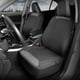 thumbnail image 3 of Fundas De Asiento De Coche De Tela Negra Para Asientos Delanteros, 3 of 7