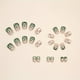 thumbnail image 2 of Y2K Pink Press On Nails Medium Fake Nails Tip Square Shape Acrylic Nails With Flower Design, Glossy False Nails Kit For Women Girls, 2 of 2