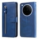 thumbnail image 5 of Funda con Cremallera para OPPO Find X8 Pro, Carcasa Cartera de Cuero PU con Soporte y Tarjetero, 5 of 6